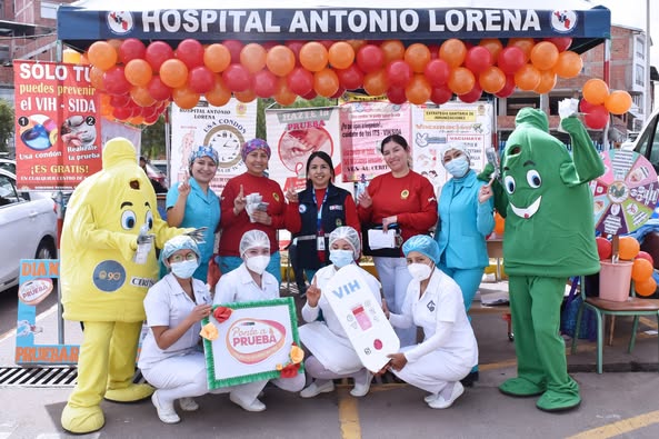 𝗛𝗢𝗦𝗣𝗜𝗧𝗔𝗟 𝗔𝗡𝗧𝗢𝗡𝗜𝗢 𝗟𝗢𝗥𝗘𝗡𝗔 𝗜𝗠𝗣𝗨𝗟𝗦𝗔 𝗝𝗢𝗥𝗡𝗔𝗗𝗔 𝗗𝗘 𝗗𝗘𝗦𝗣𝗜𝗦𝗧𝗔𝗝𝗘 𝗗𝗘 𝗩𝗜𝗛 𝗣𝗢𝗥 𝗘𝗟 𝗗Í𝗔 𝗡𝗔𝗖𝗜𝗢𝗡𝗔𝗟 𝗗𝗘 𝗟𝗔 𝗣𝗥𝗨𝗘𝗕𝗔
