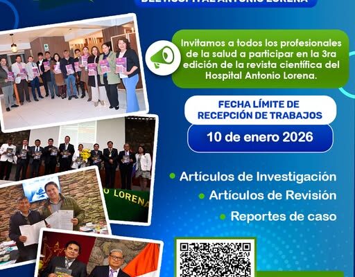 ¡𝗦É 𝗣𝗔𝗥𝗧𝗘 𝗗𝗘 𝗟𝗔 𝗧𝗘𝗥𝗖𝗘𝗥𝗔 𝗘𝗗𝗜𝗖𝗜Ó𝗡 𝗗𝗘 𝗡𝗨𝗘𝗦𝗧𝗥𝗔 𝗥𝗘𝗩𝗜𝗦𝗧𝗔 𝗖𝗜𝗘𝗡𝗧Í𝗙𝗜𝗖𝗔 𝗗𝗘𝗟 𝗛𝗢𝗦𝗣𝗜𝗧𝗔𝗟 𝗔𝗡𝗧𝗢𝗡𝗜𝗢 𝗟𝗢𝗥𝗘𝗡𝗔!